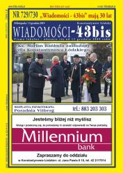 „Wiadomoci - 43bis" nr 729/730
