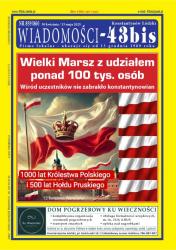NR 859/860 „WIADOMOCI - 43bis” ju dostpny w Konstantynowie dzkim